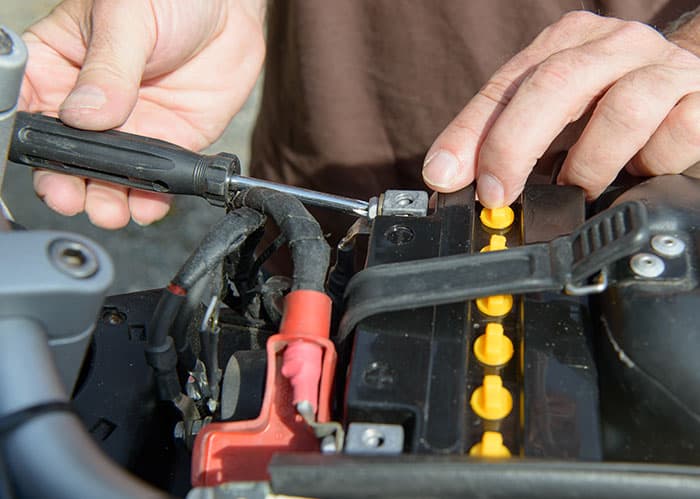 Spring battery maintenance