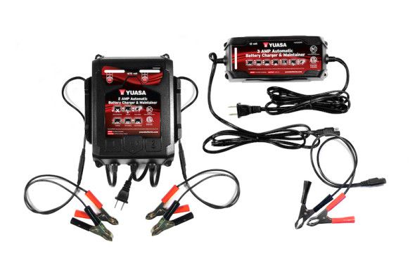 Yuasa 2 Amp and 3 Amp Battery Charger & Maintainer