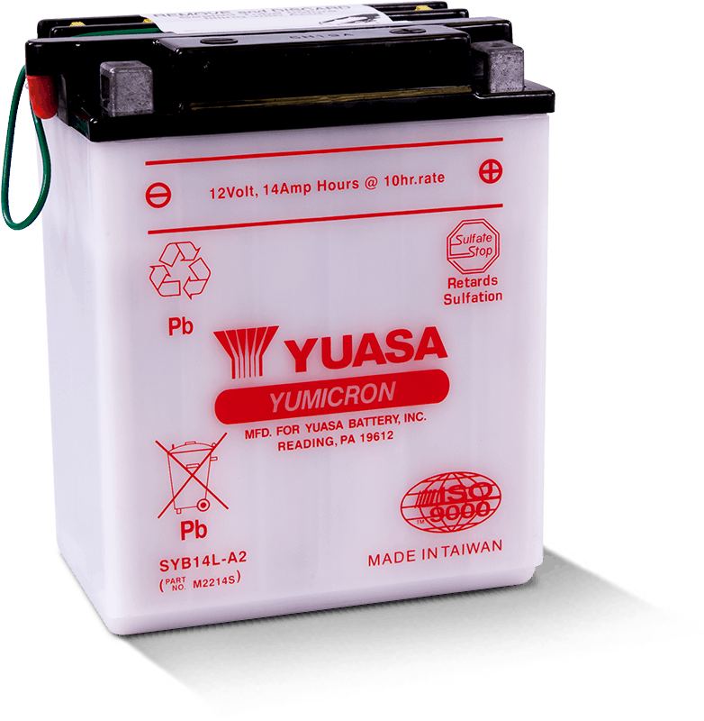 BATTERIE MOTO YUASA YB14L-A 12V 14AH 190A - Batteries Motos, Scooters,  Quads, Motoneiges Moto - BatterySet