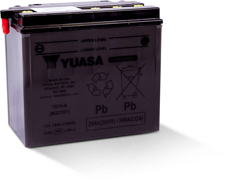 Batterie YUASA conventionnelle sans pack acide - YB16L-B