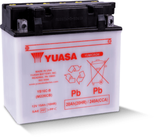 Motorcycle Battery Size Chart