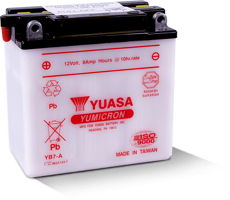 1979 YUASA YB7-A Batterie Suzuki GT200 /E X5 GT200 Bj
