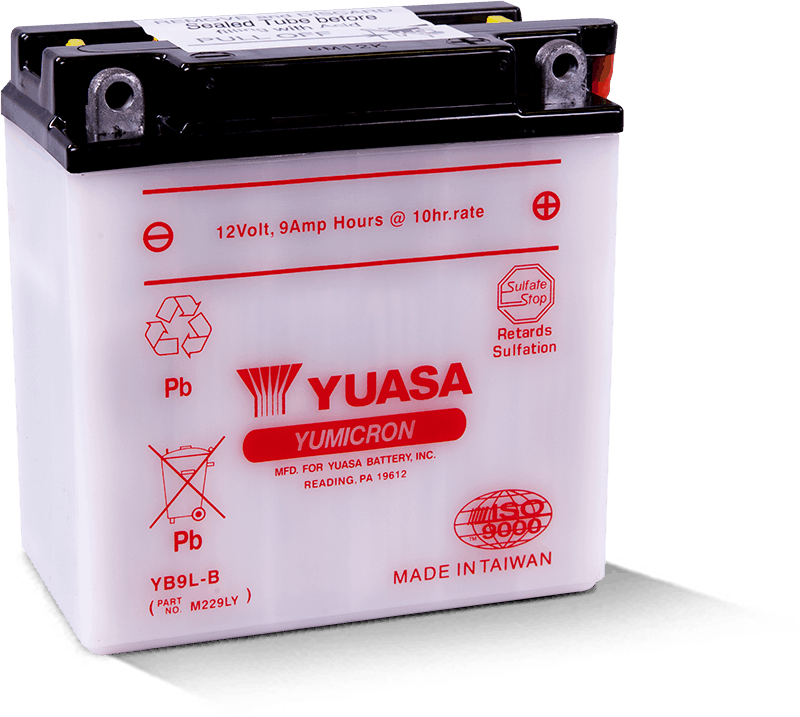Yuasa YB9L-B Yuasa Battery 