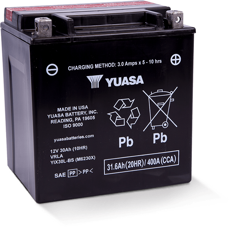 Motorrad Batterie Shido Lithium LIX30L-BS / YIX30L-BS 12V|CCA:480A  167x124x163mm 