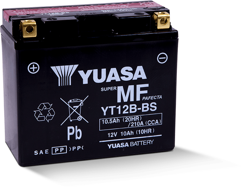 motorradbatterien YUASA YT12-BS 12V 10Ah