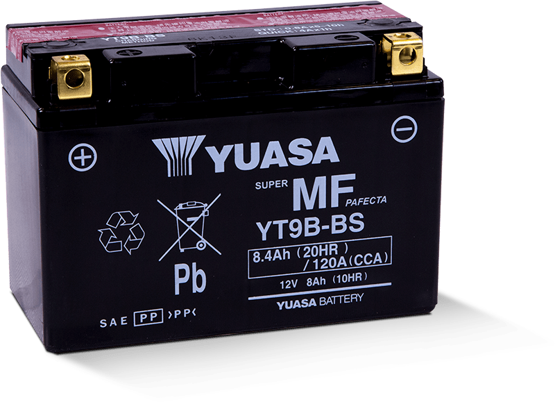 FQS YT9B-BS - Batería Moto 12v 8Ah 120A CCA + I - FQS Battery