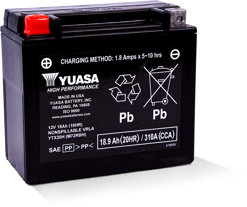 Yuasa YTX20H Motorcycle Battery