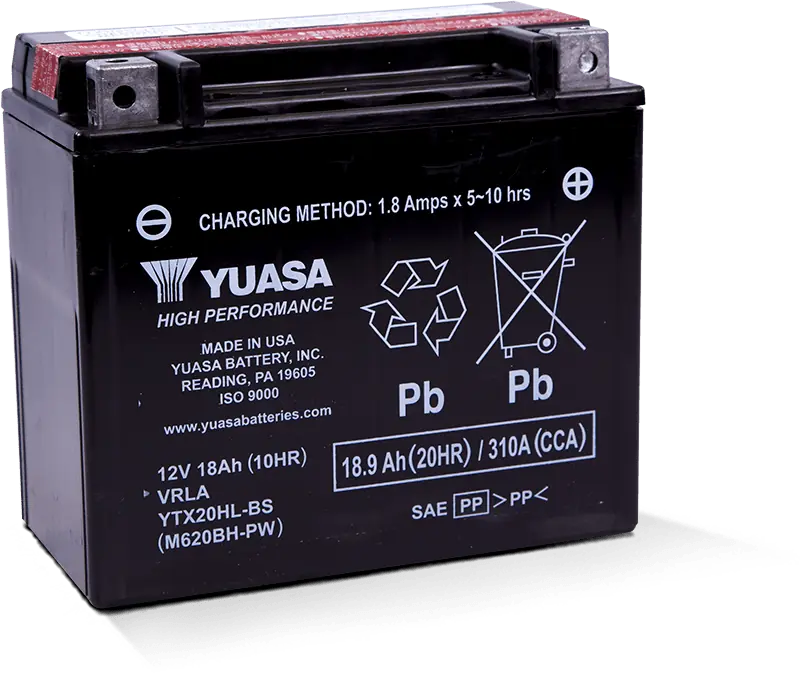 Yuasa YTX20HL-BS-PW Battery