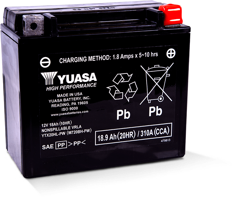 Yuasa YTX20HL-PW Battery
