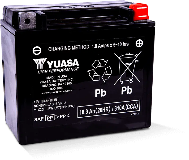 Yuasa YTX20HL-PW Battery
