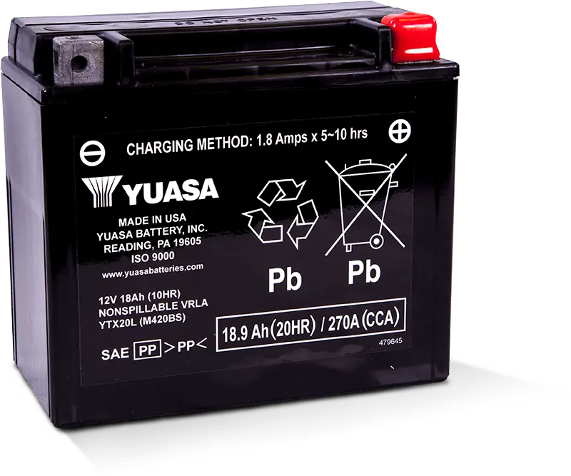 Yusasa YTX20L Battery