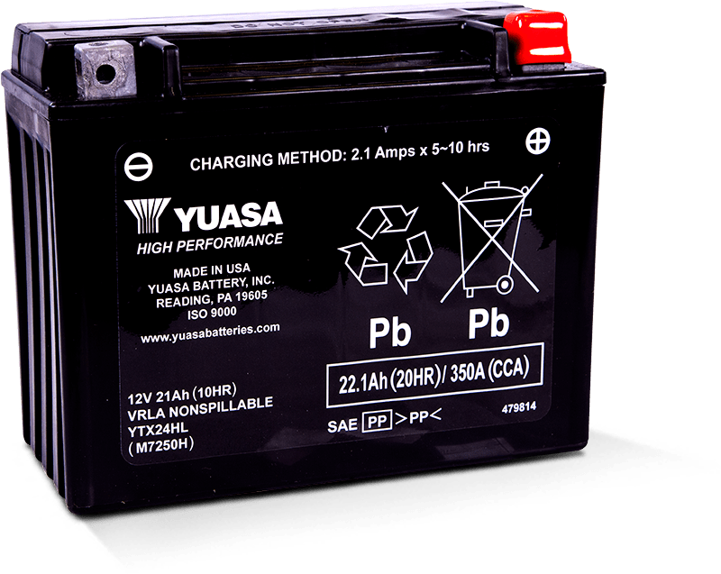 Yuasa YTX24HL Motorcycle Battery