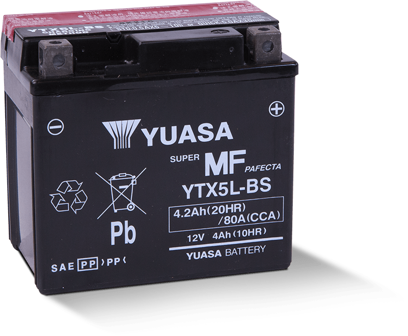 Accurat Sport AGM YTX5L-BS Motorradbatterie 5Ah 12V