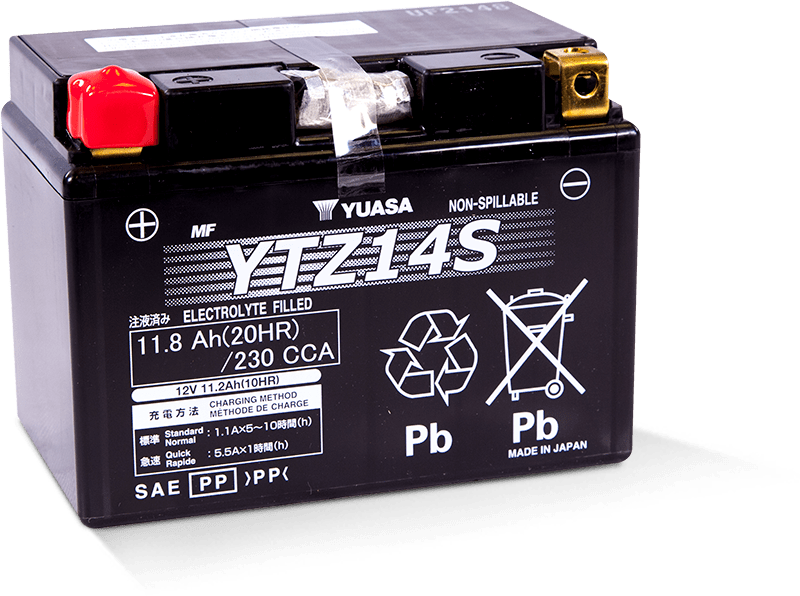 YTZ14S Motorcycle Battery
