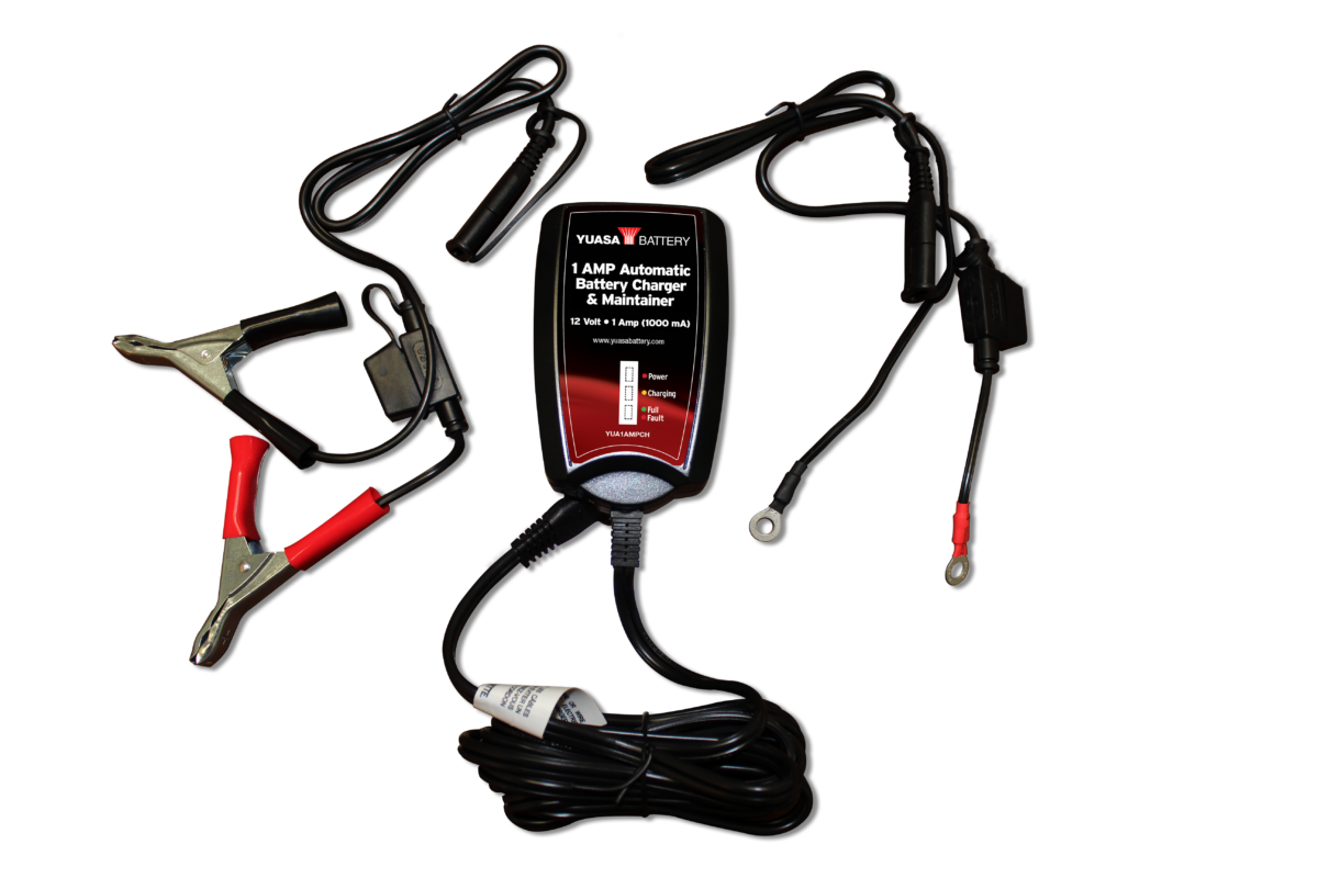 yuasa 1 amp automatic battery charger and maintainer