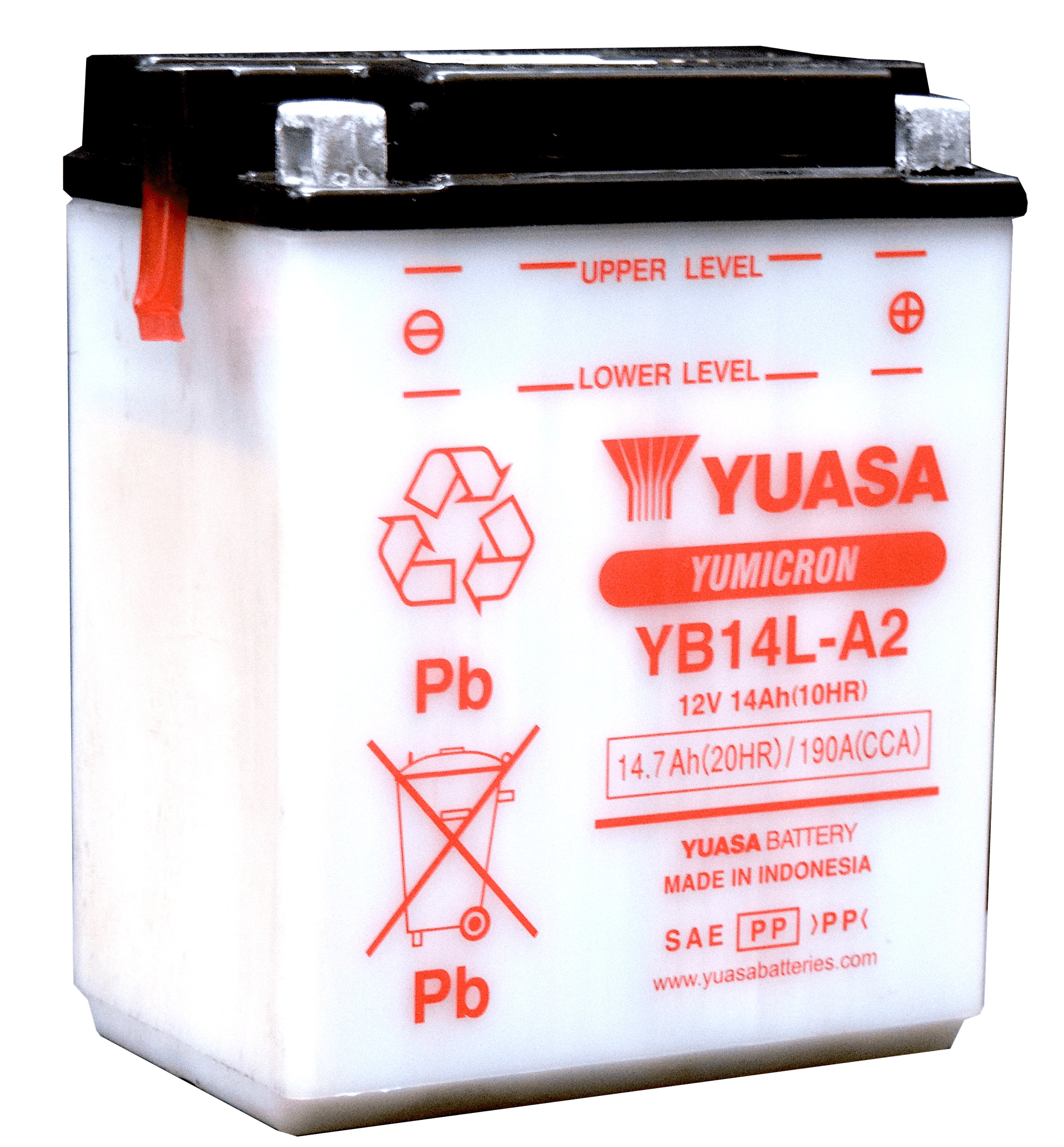 Yuasa YTZ10S 12V 190A High Performance AGM Maintenance-Free