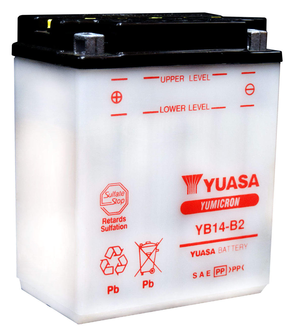 Yuasa Yumicron YB14-B2 Battery for motorsports, powersports, and motorcycle