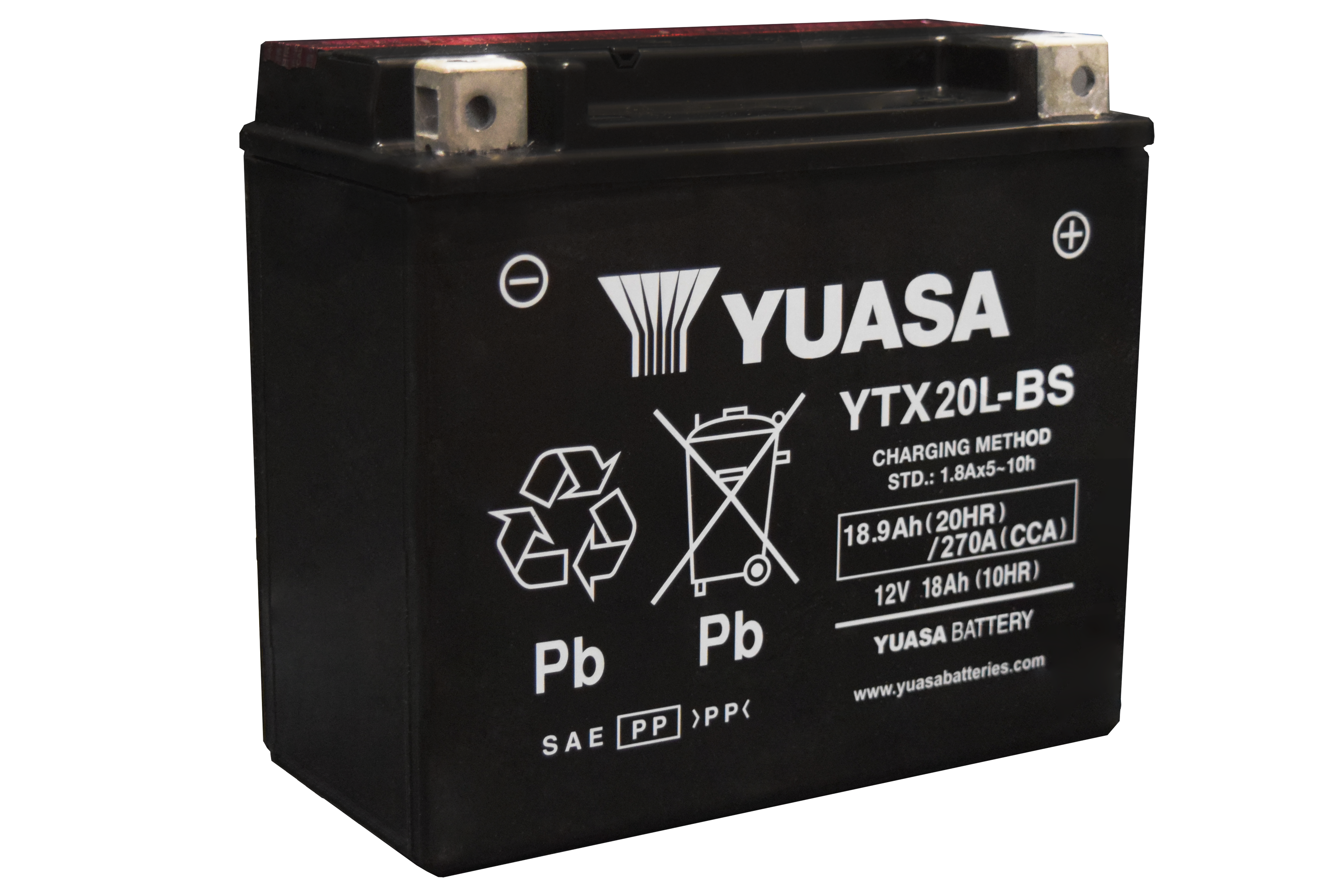 YUASA YTX20L-BS Battery 