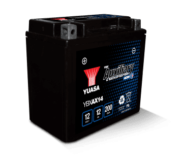 Yuasa YBX Auxiliary automotive backup battery to support electrical load in your new, advance, and luxury vehicles.
