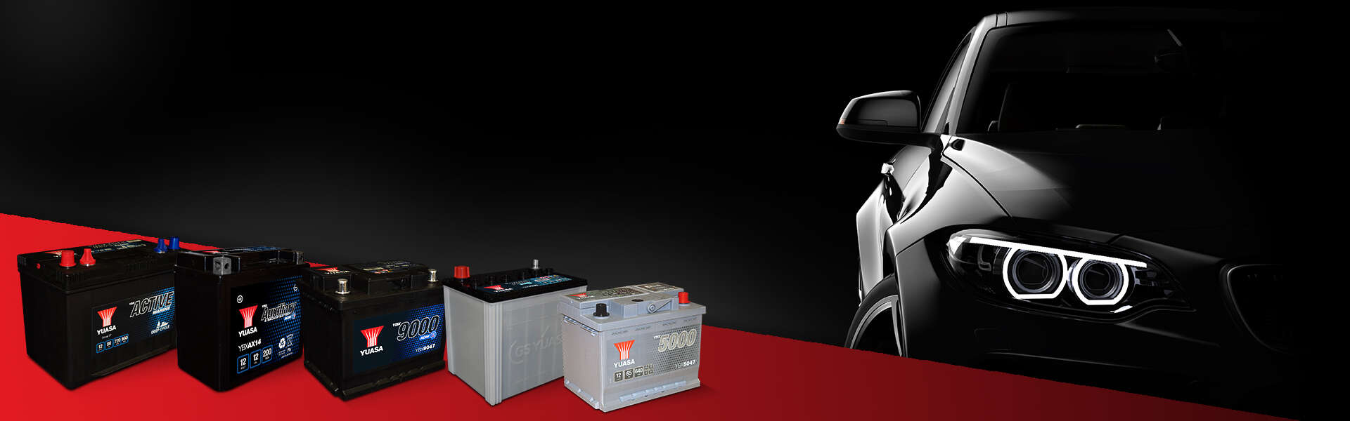 Yuasa YBX Automotive Batteries Product Family Hero Image