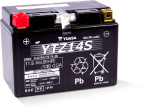 Yuasa YTZ14S AGM for motorsports, powersports, and motorcycle