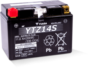 Yuasa YTZ14S AGM for motorsports, powersports, and motorcycle