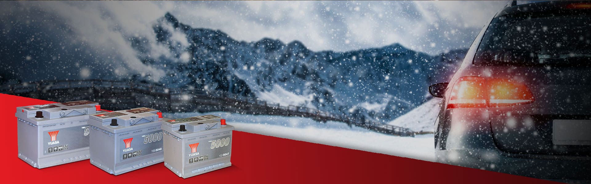 Yuasa YBX 5000 automotive battery series