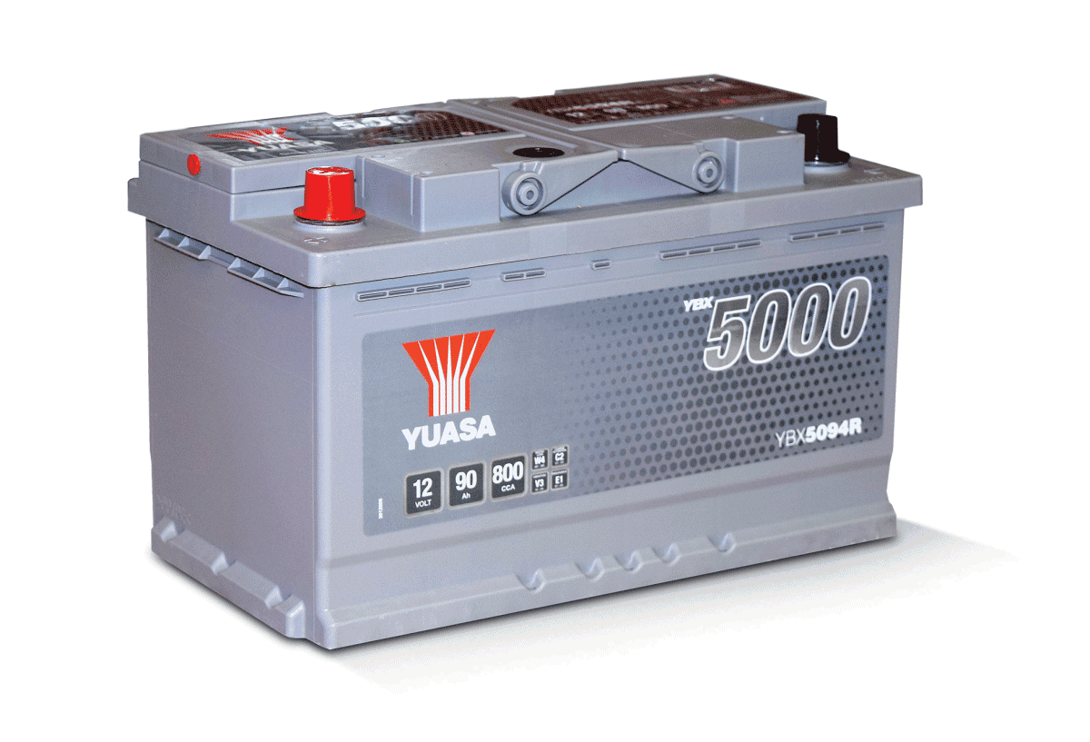 Yuasa YBX 5094R high performance conventional automotive battery