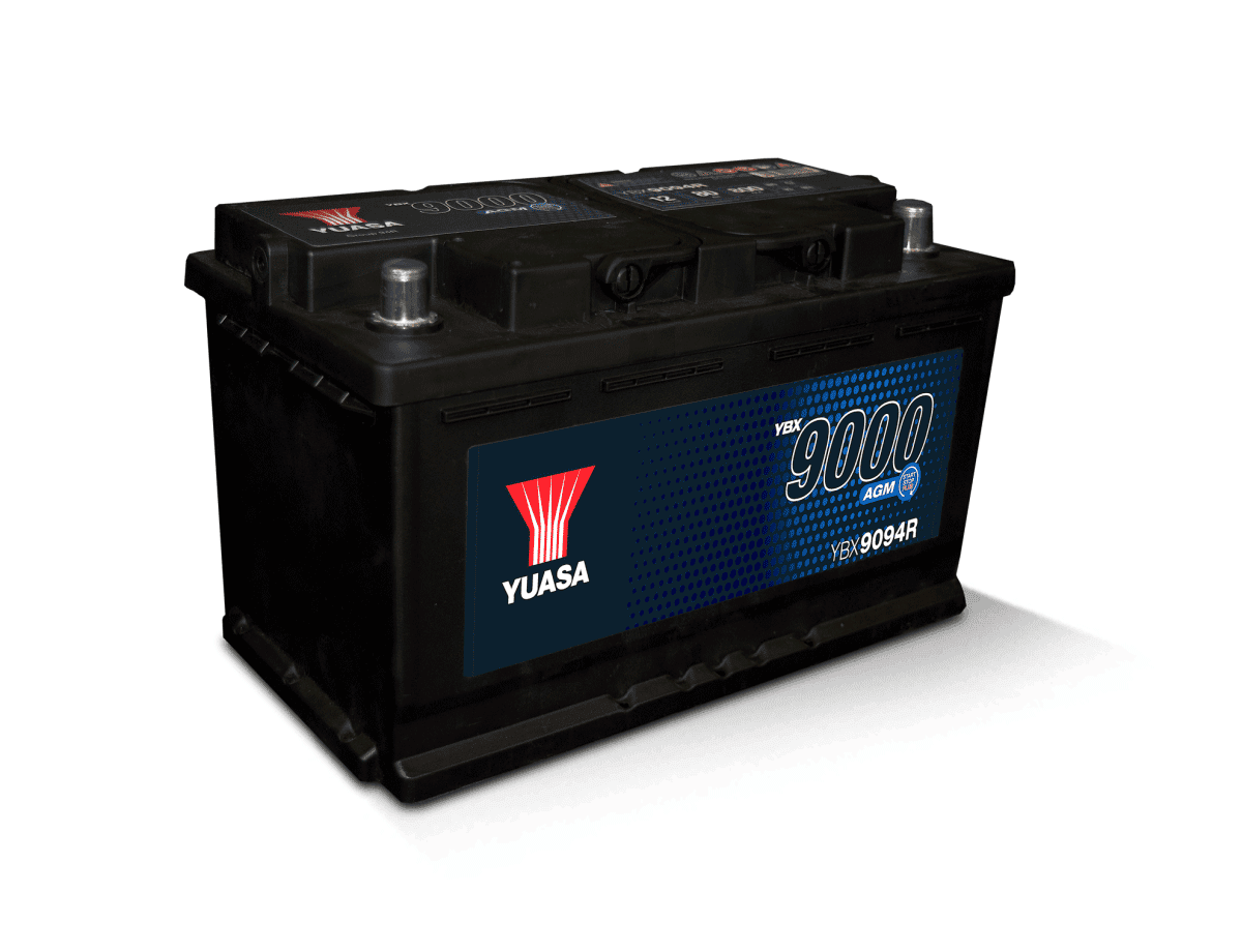 Yuasa YBX 9094R agm automotive battery