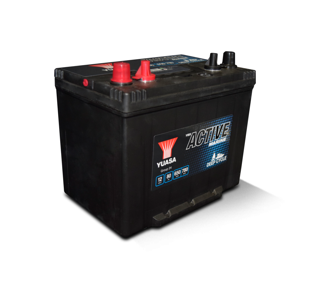 YUASA YBX5000 YBX5100 Batería de arranque 12V 75Ah 710A B13/B14 con asas,  con indicador de carga, Batería de plomo y ácido , SMF YBX5100