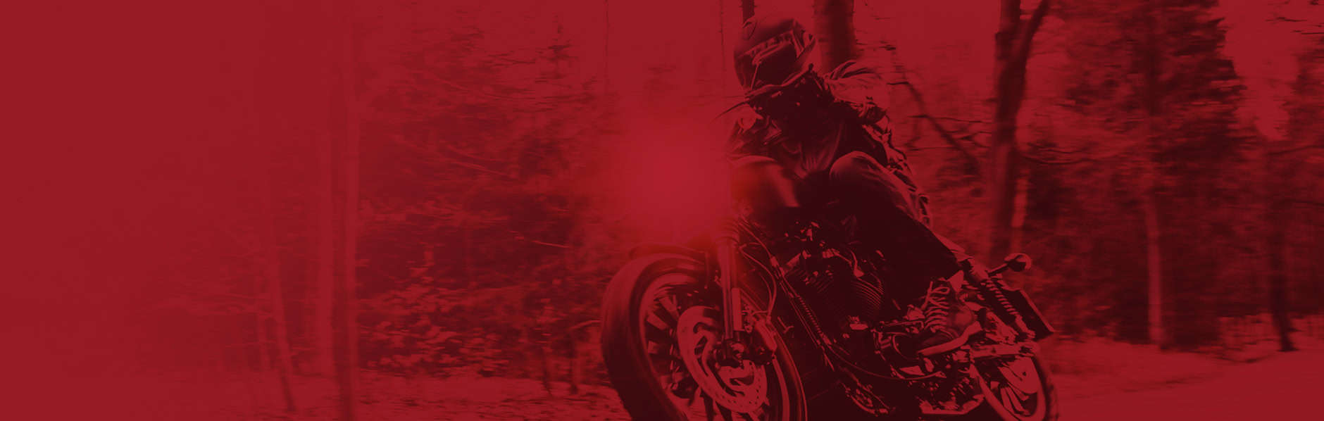 Rider on his Indian Motorcycle.