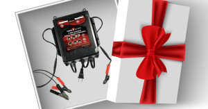 Yuasa 2 amp battery maintainer / battery charger, in a gift box.