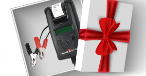 Yuasa Digital Battery Print Tester in a gift box.